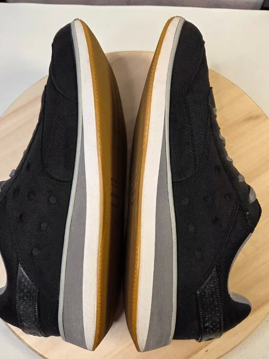 Crocs Retro Black & Gray Sneakers Men US 12 - Picture 9 of 13